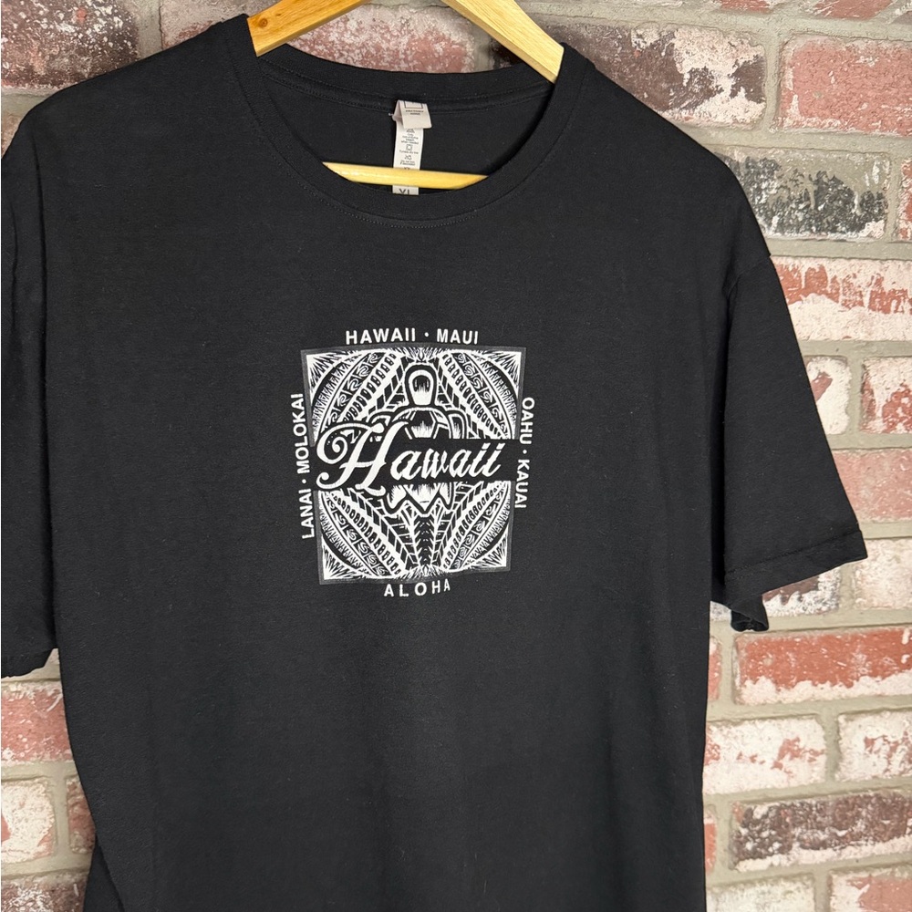 Hawaii Maui Oahu Kauai Lanai Molokai Aloha Graphic Short Sleeve Tee